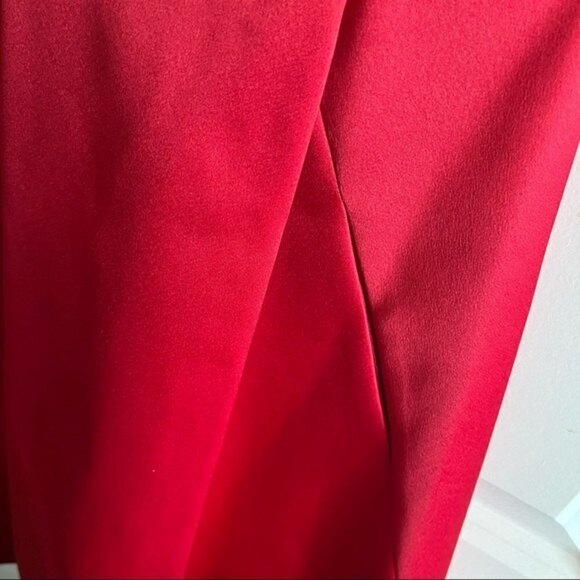 CYNTHIA Rowley Pleated Satin Skater Dress Size 4 - Picture 7 of 13